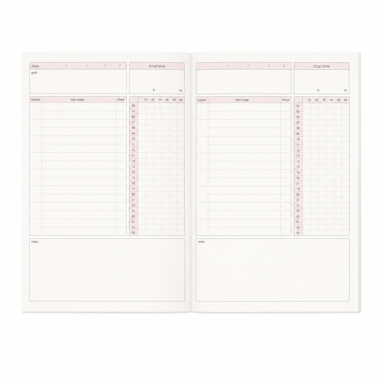 KOKUYO Campus Notebook - Daily Study Planner A5