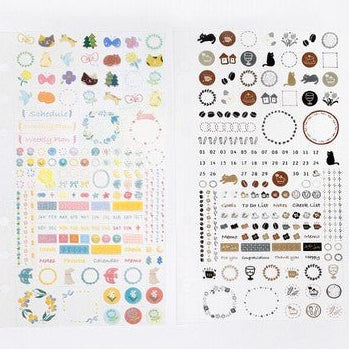 BGM Planner Stickers Sheet sticker 6 - types - Note and Nib
