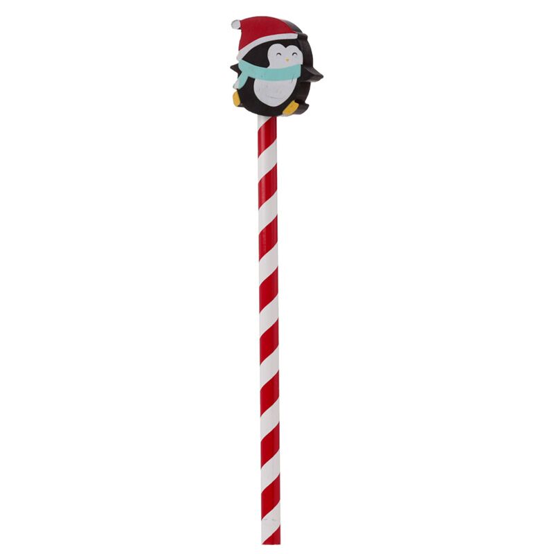 Christmas Characters Pencil with Eraser Topper - Note and Nib