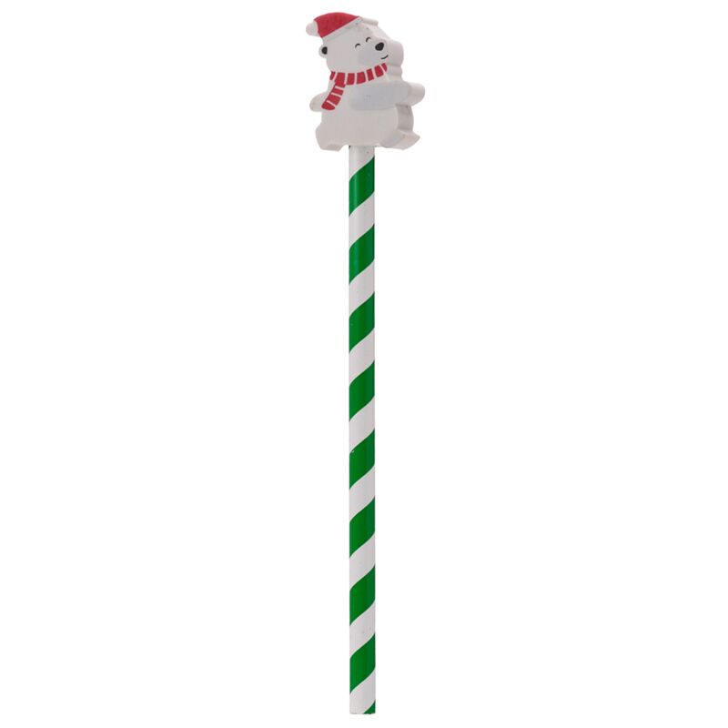 Christmas Characters Pencil with Eraser Topper - Note and Nib