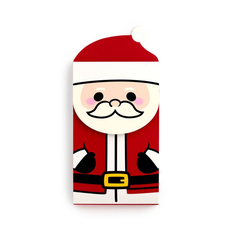 Christmas Festive Friends Flip Open Shaped Memo Pad - Santa - Note and Nib