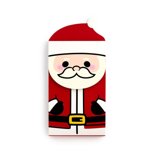 Christmas Festive Friends Flip Open Shaped Memo Pad - Santa - Note and Nib