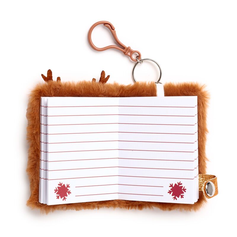Christmas Jingle Bunch Plush A7 Mini Notepad - Note and Nib