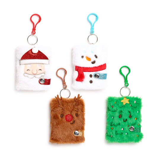 Christmas Jingle Bunch Plush A7 Mini Notepad - Note and Nib