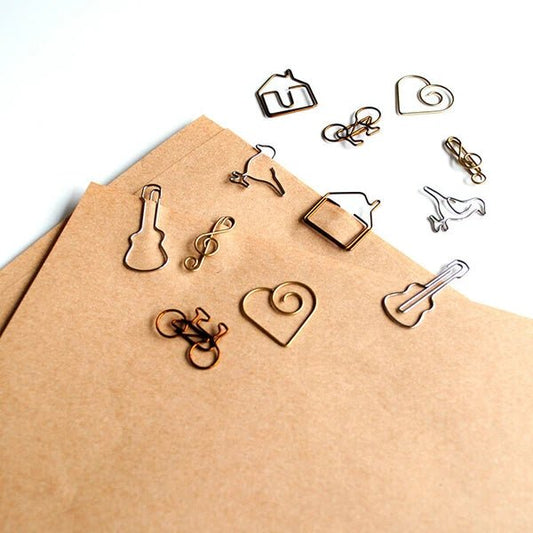 Clip Paper Clip Set of 15 - Note and Nib