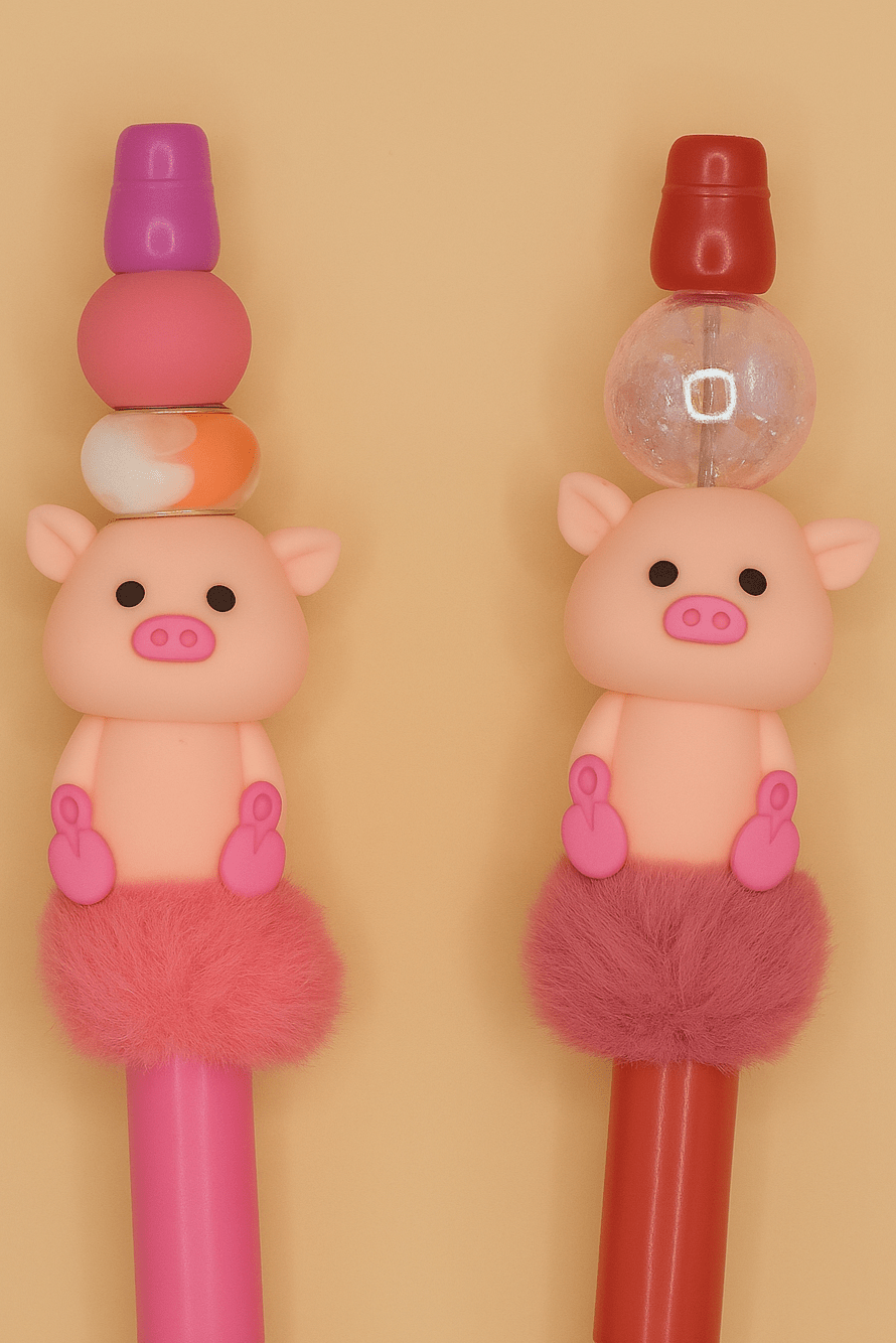 Custom Animal Topper Pens - Note and Nib