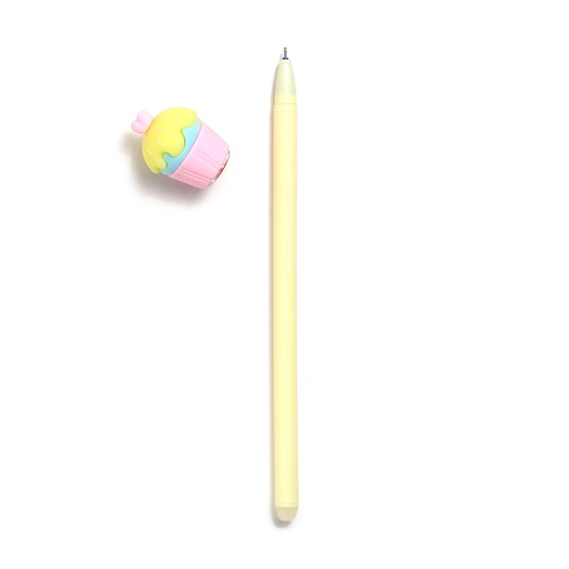 Inkredible Erasable Pen with Cupcake Topper - Note and Nib
