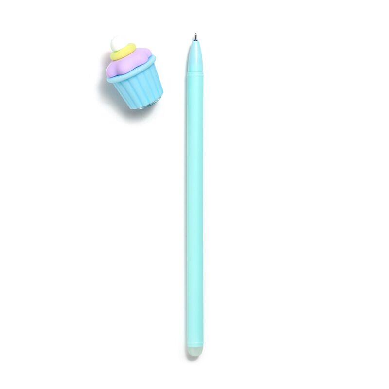 Inkredible Erasable Pen with Cupcake Topper - Note and Nib