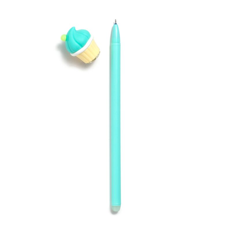 Inkredible Erasable Pen with Cupcake Topper - Note and Nib