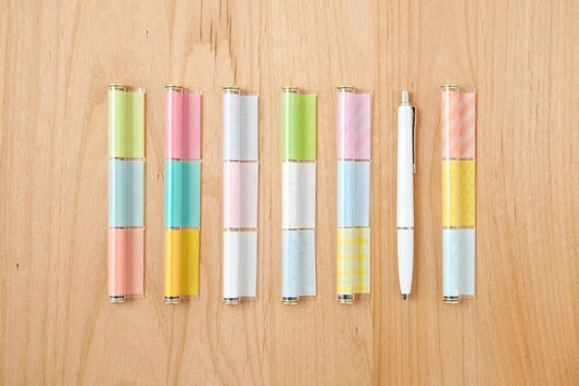 KANMIDO - Fusen Pentone Sticky Notes - Note and Nib