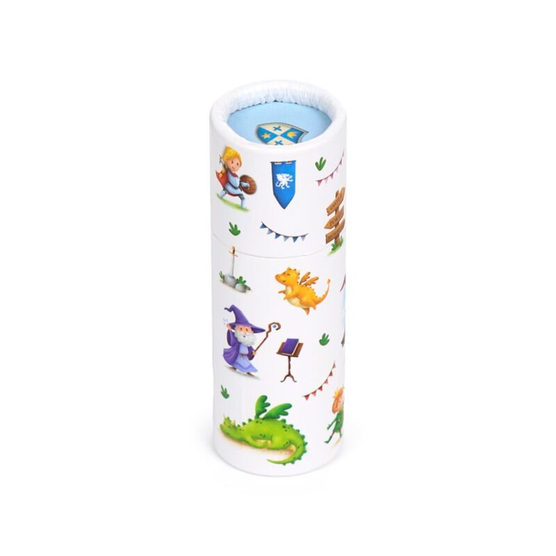 Knights & Dragons Pencil Pot with 12 Colouring Pencils - Note and Nib
