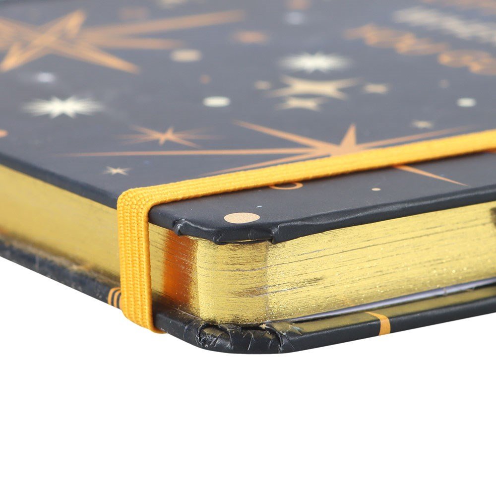 Leave A Little Sparkle A5 Notebook with Citrine Pen - Note and Nib