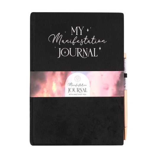 Manifestation Journal with Amethyst Pen - Note and Nib