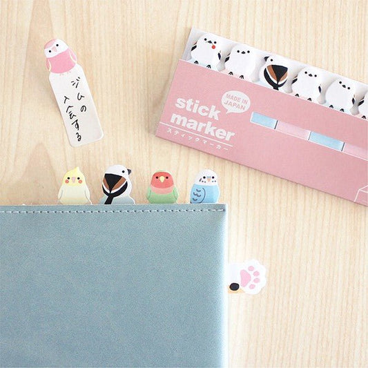 MIND WAVE Sticky Notes Page Marker Shimaenaga - Note and Nib