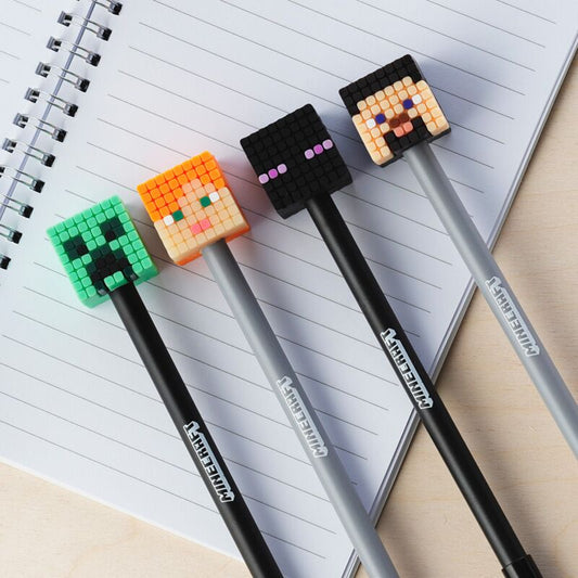 Minecraft Fine Tip Pen with Silicone Topper - Note and Nib