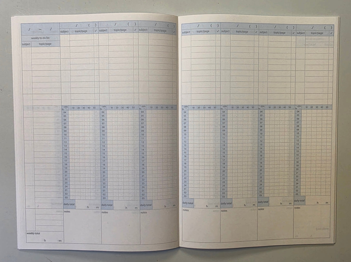 KOKUYO Campus Notebook - Weekly Study Planner A5