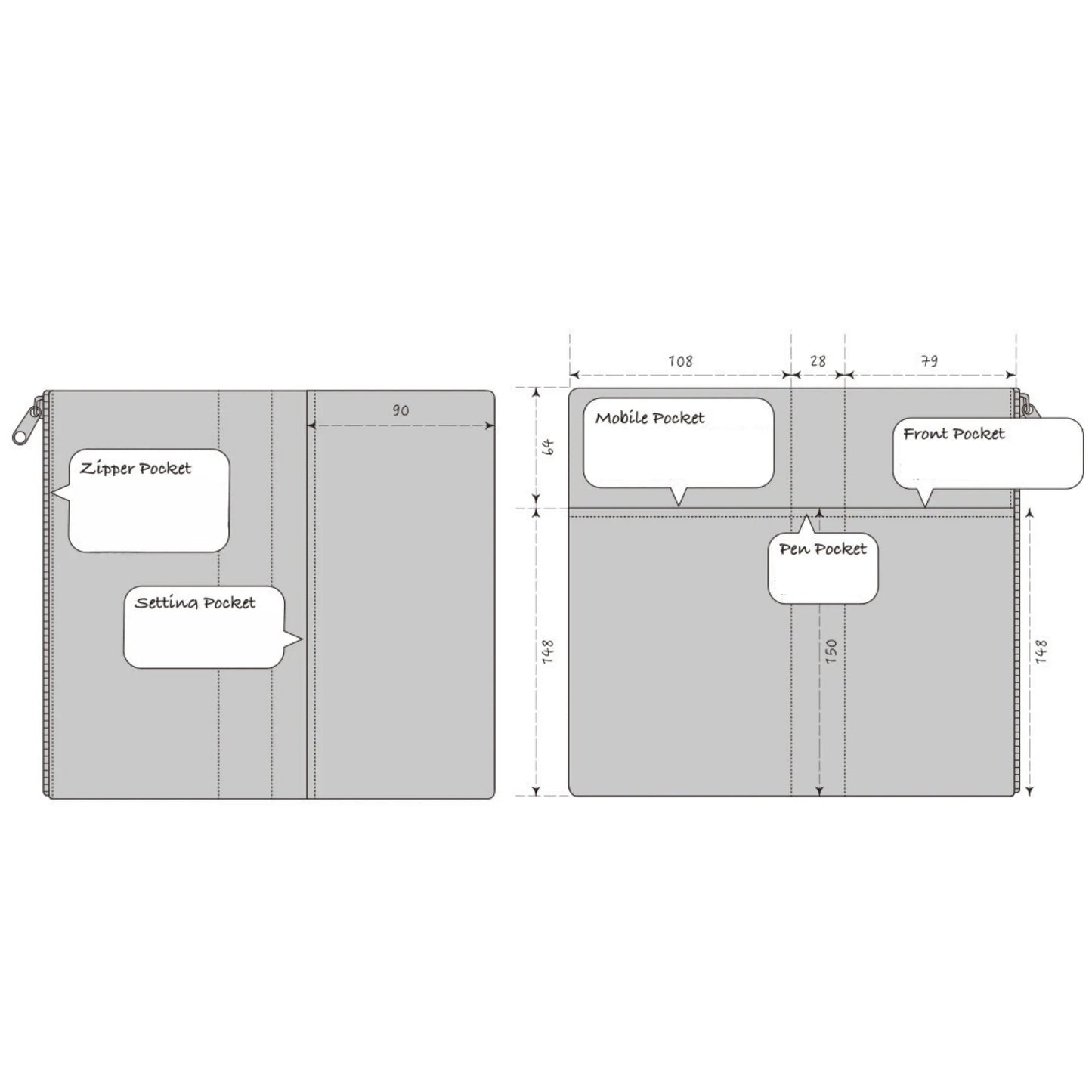 RO - BIKI NOTE CANVAS COVER - Note and Nib
