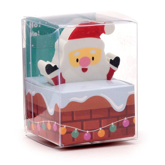 Santa Eraser in a Mini Box - Note and Nib