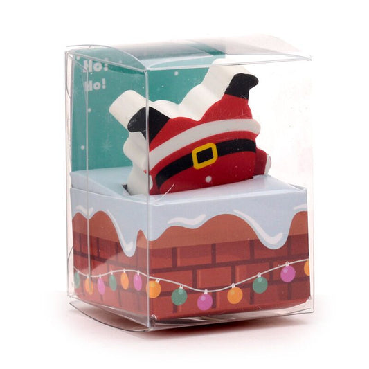 Santa Eraser in a Mini Box - Note and Nib