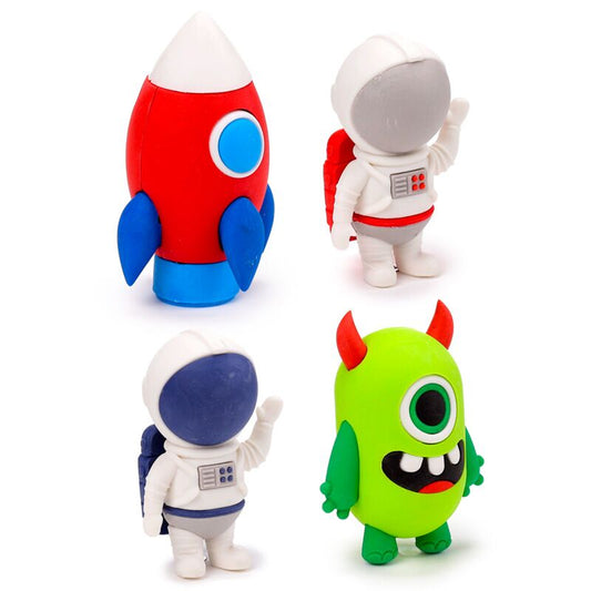 Space Cadet Eraser in a Mini Box - Note and Nib