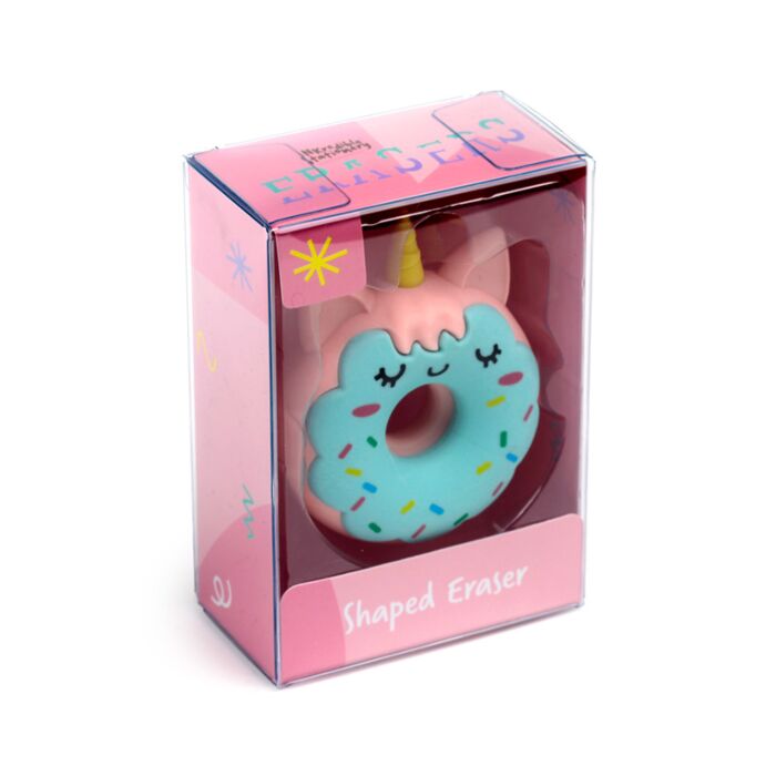 Unicorn Donut Eraser in a Mini Box - Note and Nib