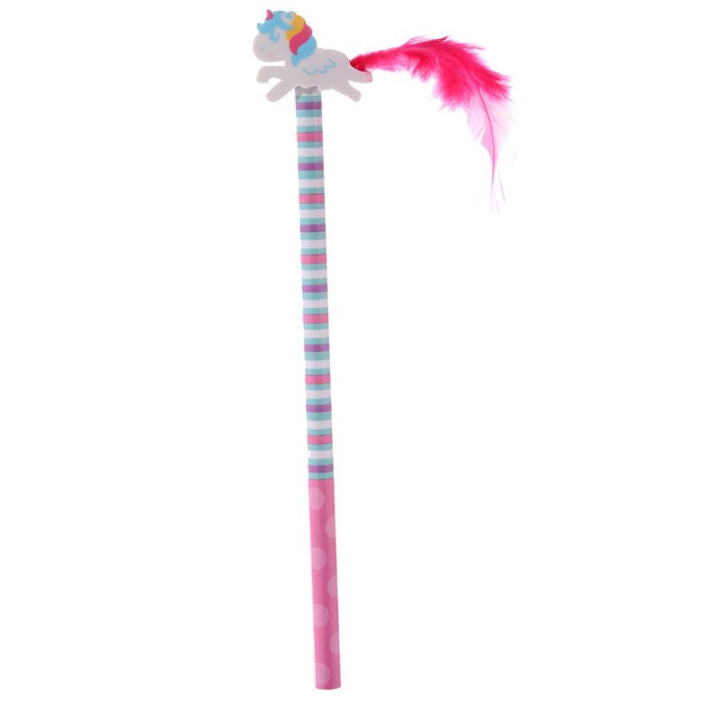 Unicorn Pencil & Eraser Topper - Note and Nib