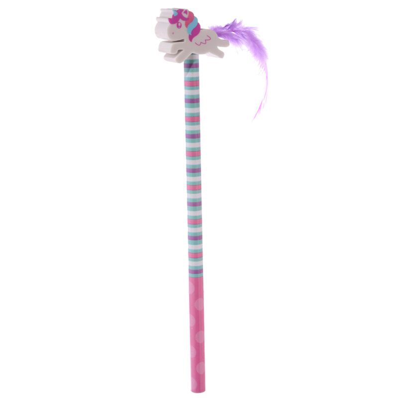 Unicorn Pencil & Eraser Topper - Note and Nib