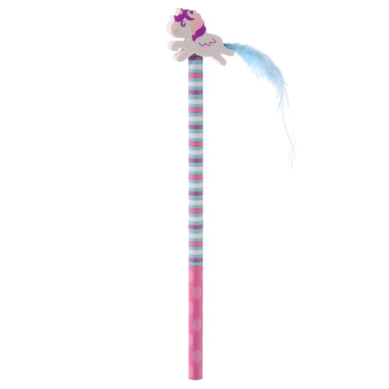 Unicorn Pencil & Eraser Topper - Note and Nib