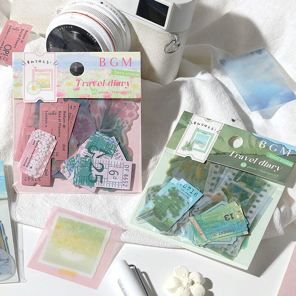 BGM Planner Stickers Tracing Paper Seals Forest