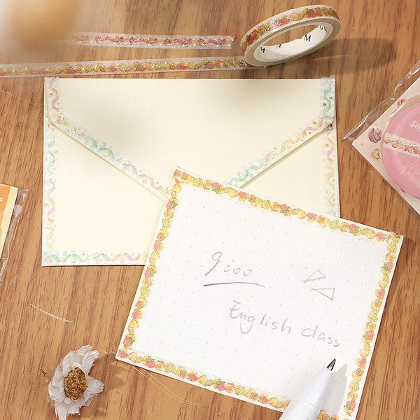BGM LIFE Washi Tape Ribbon Colorful