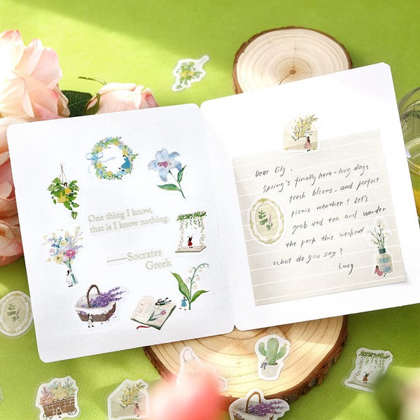BGM Planner Stickers Foil stamped flake sticker 4-types