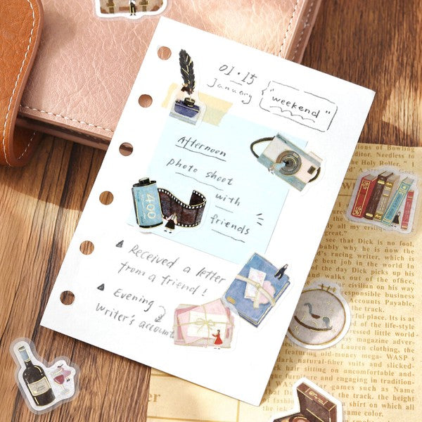 BGM Planner Stickers Foil stamped flake sticker 4-types