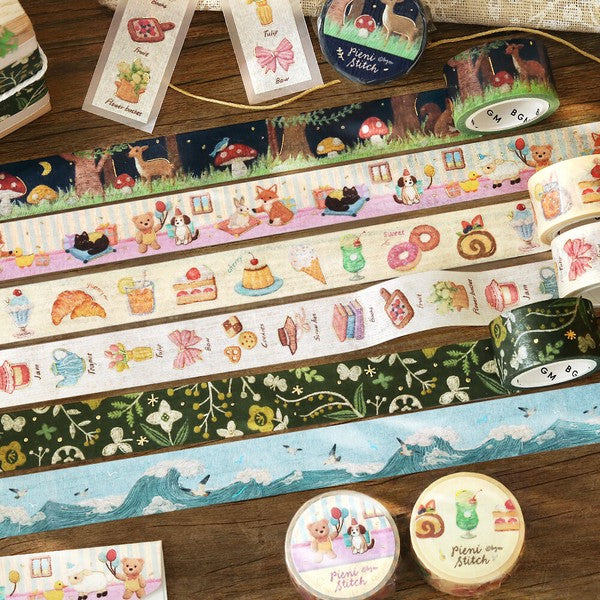 BGM Washi Tape Stitch 6-types
