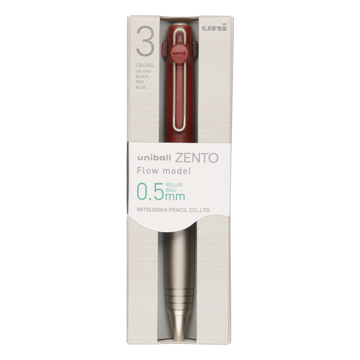 Mitsubishi Pencil Gel Pen Uni-ball Ballpoint Pen 3-colors 0.5mm