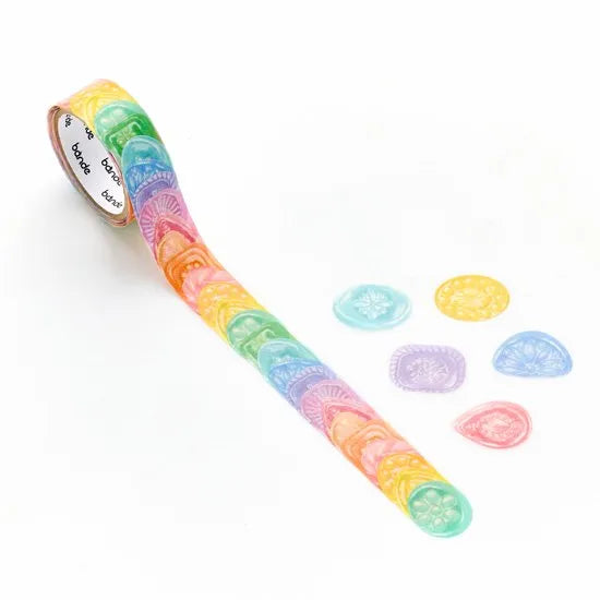 bande Washi Tape Masking Roll Sticker Drops Weather Candy