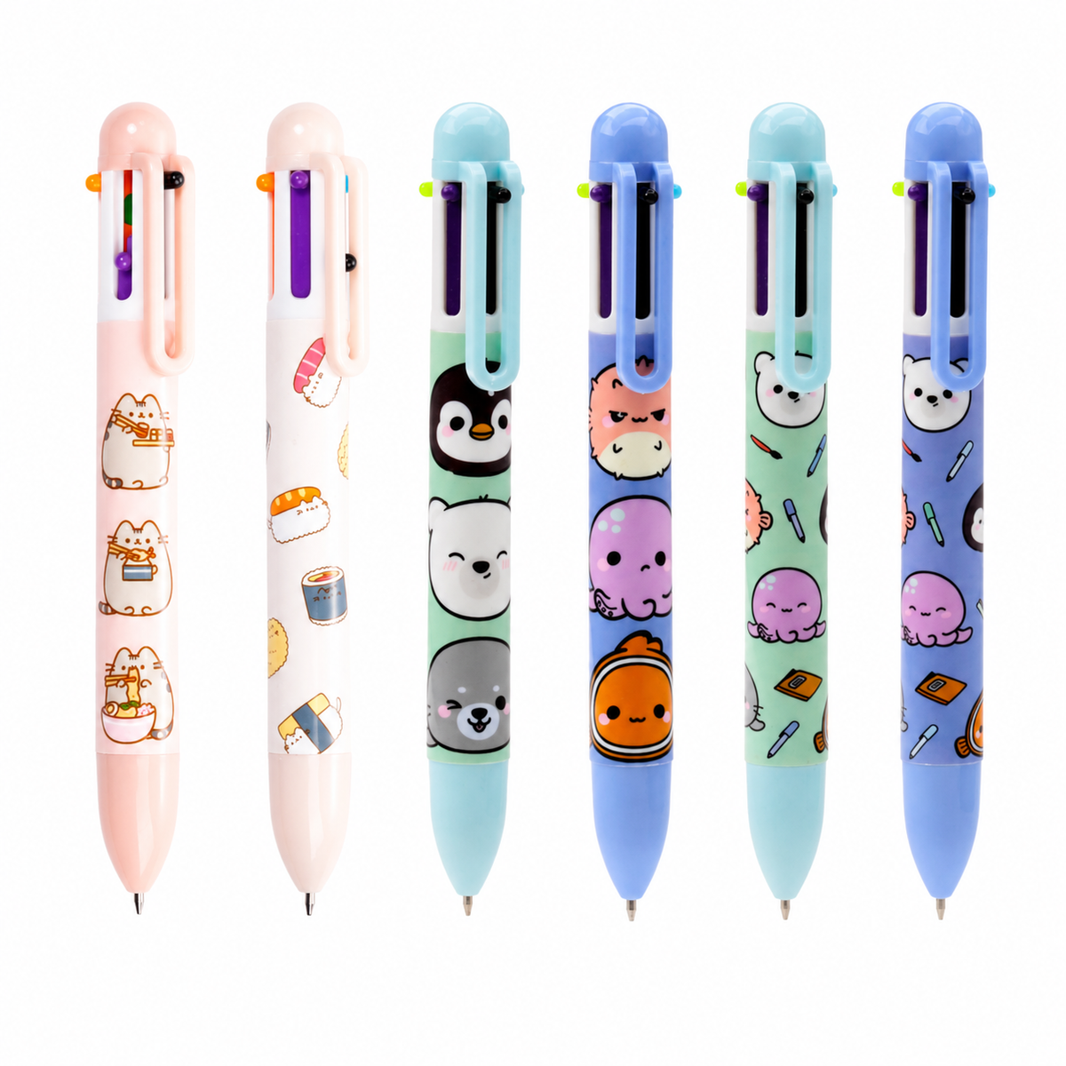 Pusheen the Cat Bento Club Mehrfarbstift (6 Farben)