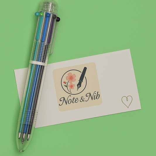 6 - Colour Multi Pen - Note and Nib
