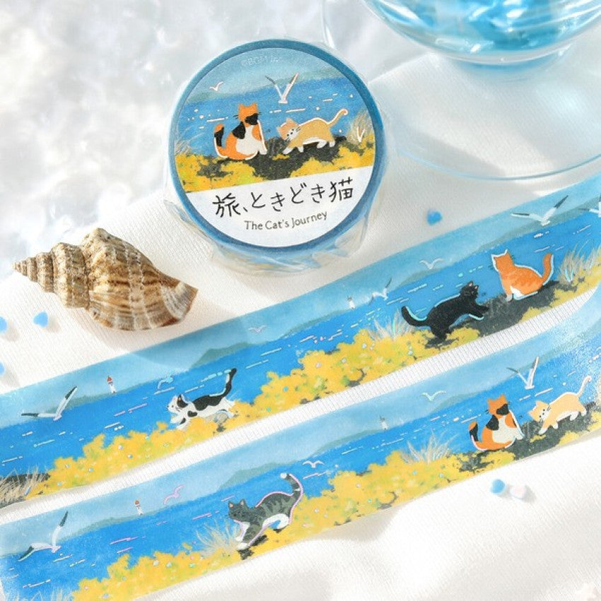 BGM Washi Tape - The Cat's Journey