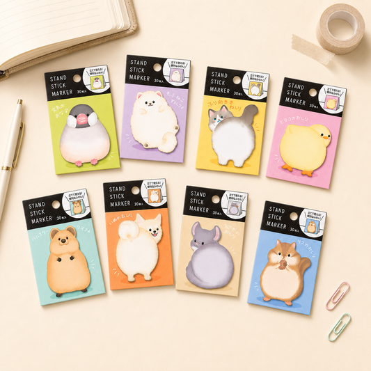 MIND WAVE KITERA Sticky Notes with Stand - Sparrow