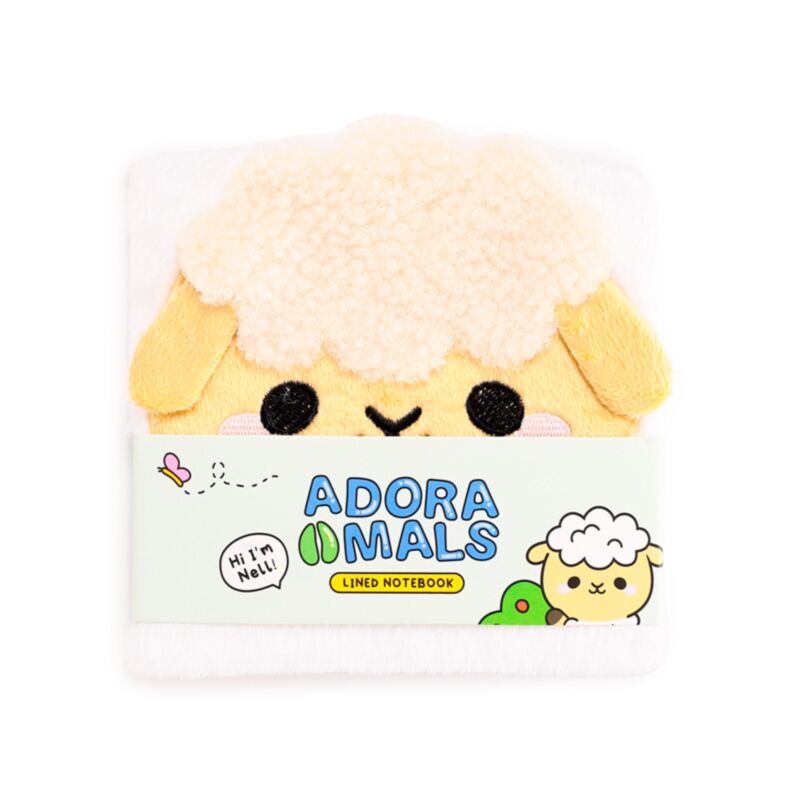 Adoramals Sheep Plush Notebook