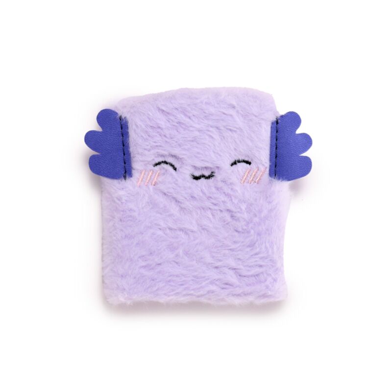 Adoramals Maddie the Axolotl Plush Notebook with Pouch & Mini Notebook