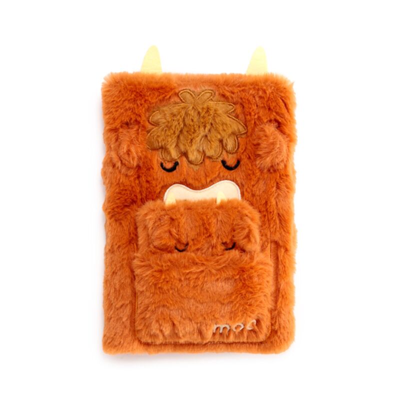 Highland Coo Cow Scotland Plush Notebook with Pouch & Mini Notebook