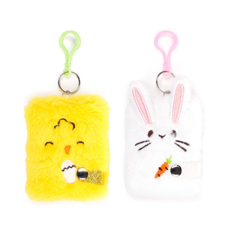 Springtime Chick & Bunny Rabbit Plush A7 Mini Notepad
