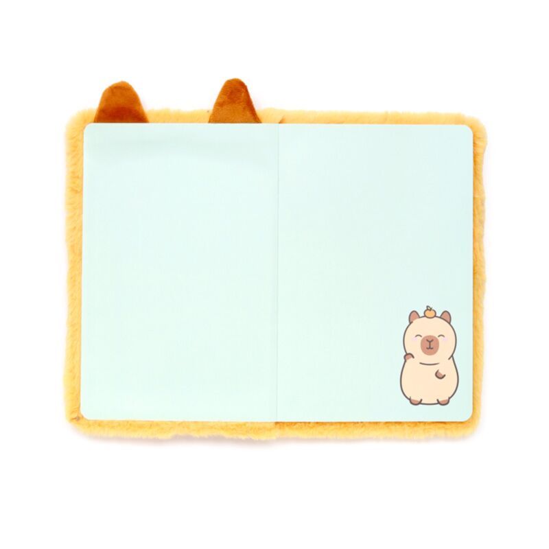 Capybara Plush Notebook with Pouch & Mini Notebook