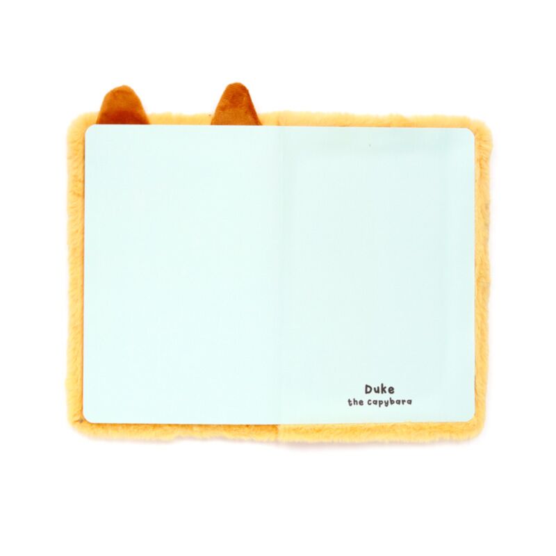 Capybara Plush Notebook with Pouch & Mini Notebook