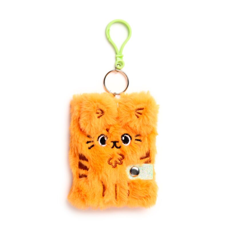 Beans & Co Cat Plush A7 Mini Notepad & Multi Colour Pen (4 Colours)