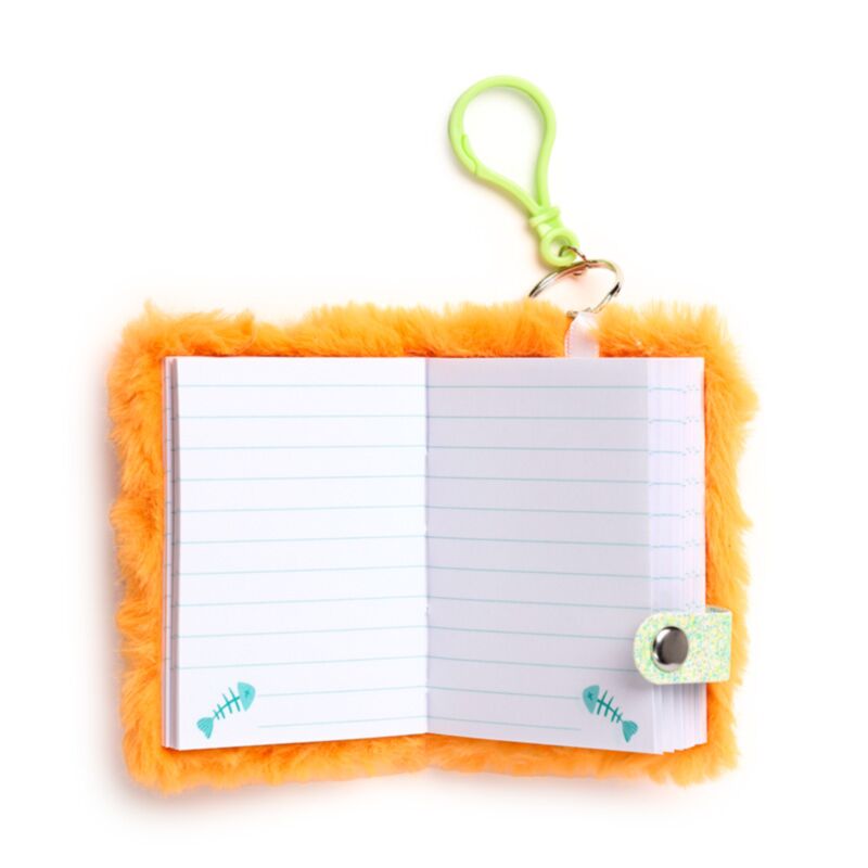 Beans & Co Cat Plush A7 Mini Notepad & Multi Colour Pen (4 Colours)