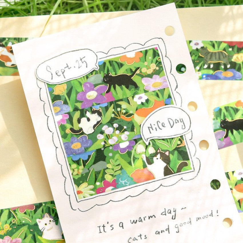 BGM Washi Tape - The Cat's Journey