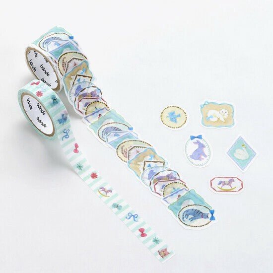 bande Washi Tape Masking Roll Sticker Forest Photo Studio - Note and Nib
