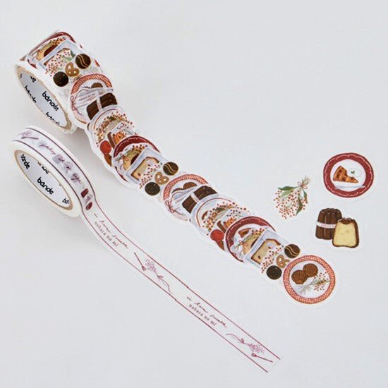 bande Washi Tape Roll Sticker Baked Confectionery Shop Wild Berries - Note and Nib